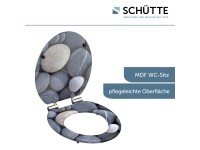 Eisl WC sedátko Grey Stones dřevěné jádro s automatickým sklápěním Eisl WC sedátko Grey Stones dřevěné jádro s automatickým sklápěním