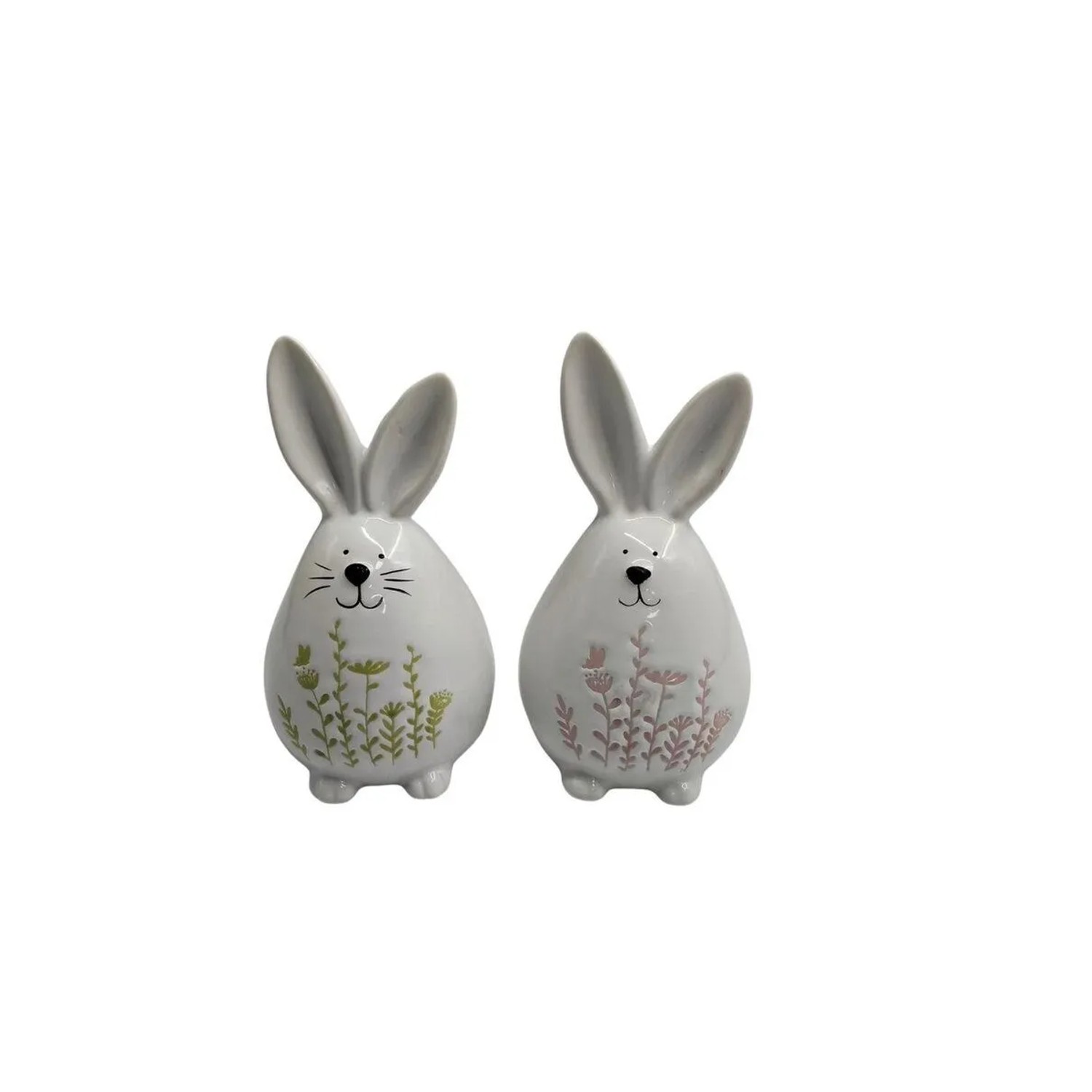 Boltze Dekorativní figurka zajíc z porcelánu Jill, různé druhy, 1 ks