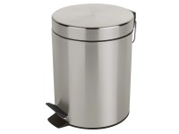 Spirella Nášlapný odpadkový koš Sydney kov kartáčovaný 5 l