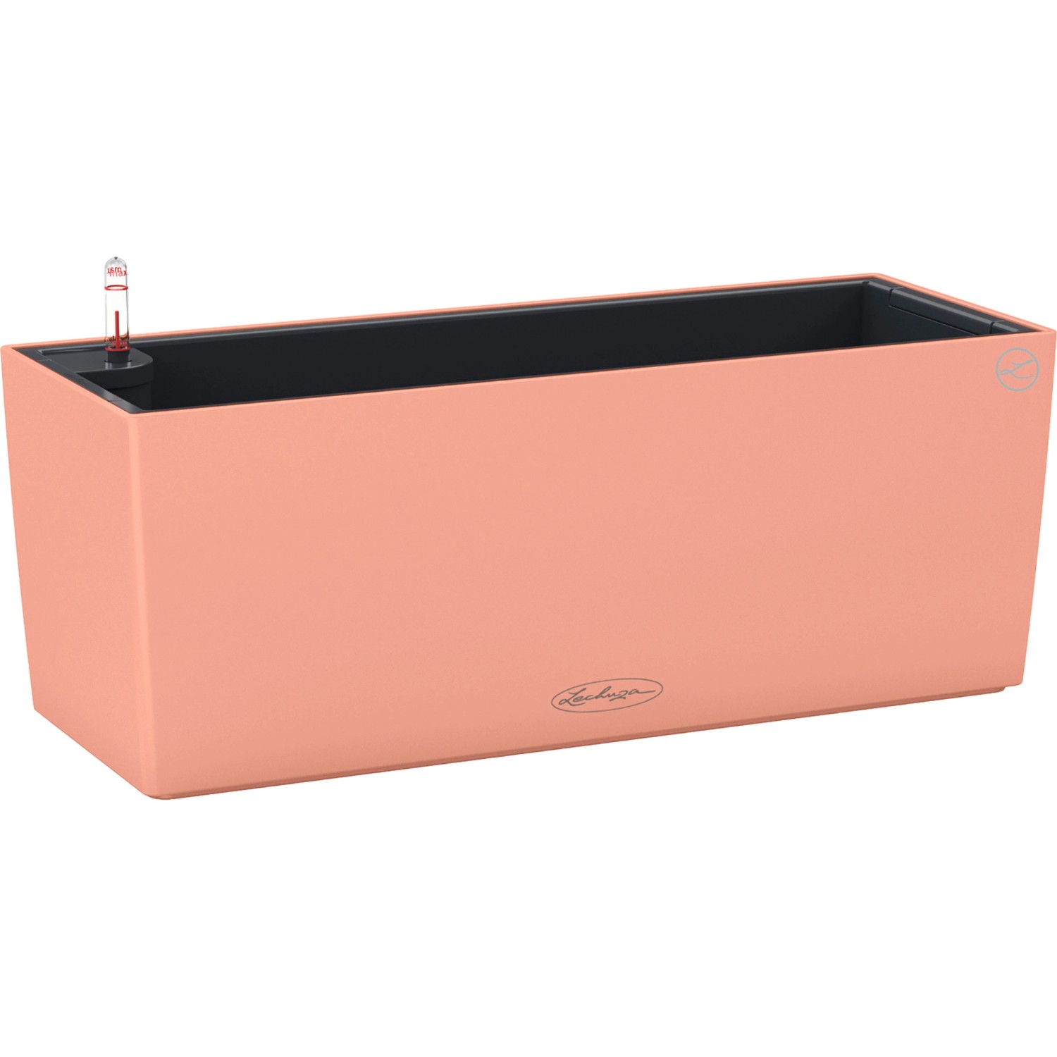 Lechuza Květináč Balconera Color 50, korálově červená, 50 x 19 x 19 cm