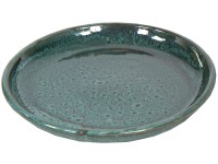 Mega Collections Miska pod květináč Glazed Saucer mechová zelená pr. 29 cm