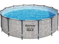 Bestway Bazén s ocelovým rámem Steel Pro MAX kulatý, GS, pr. 427 x 122 cm