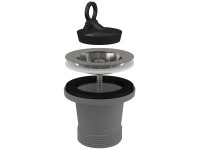 Alcadrain Výpusť dřezová zvýšená A34-ECO, 6/4