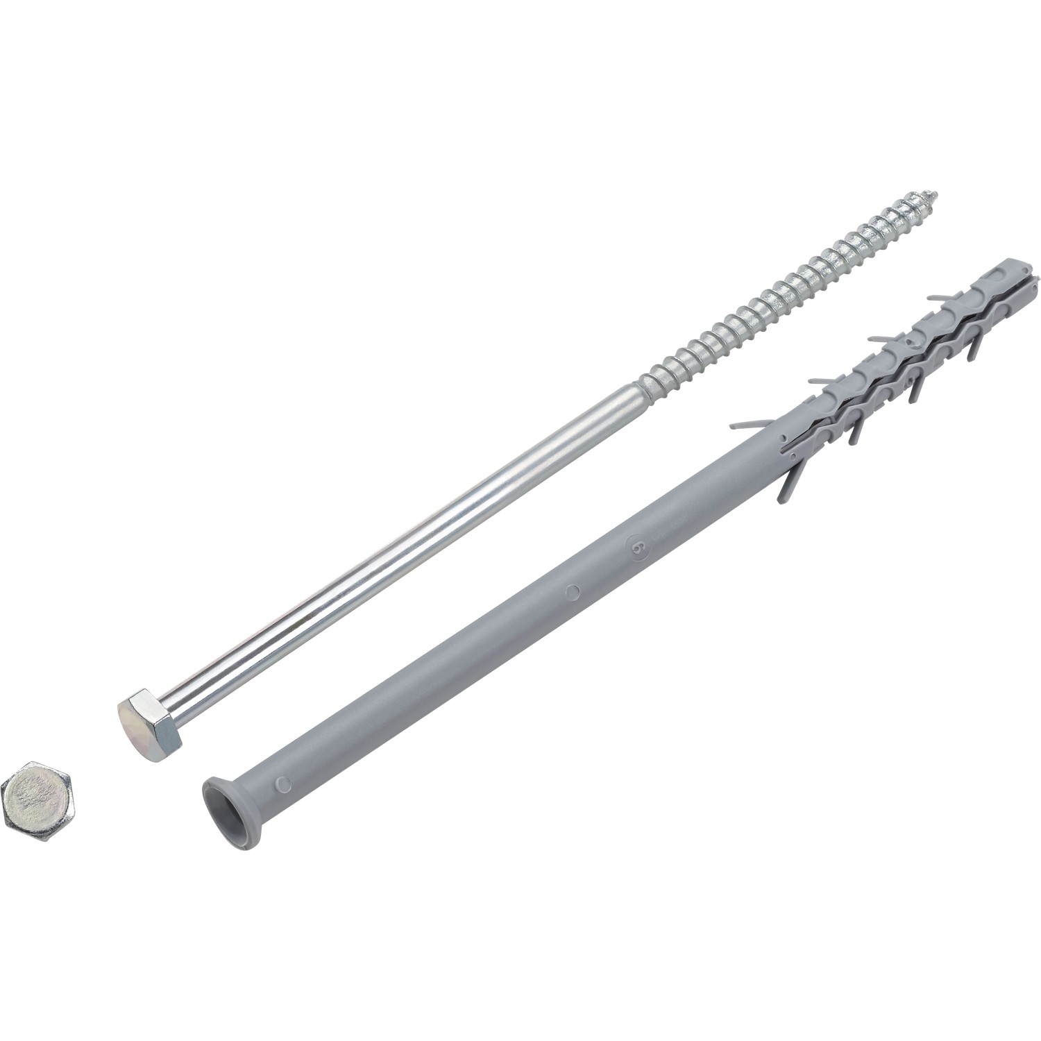 LUX-TOOLS Hmoždinka do okenn.rámu pr. 10 x 200 mm vč.šroubů SW13 6,8x205mm, 4 ks