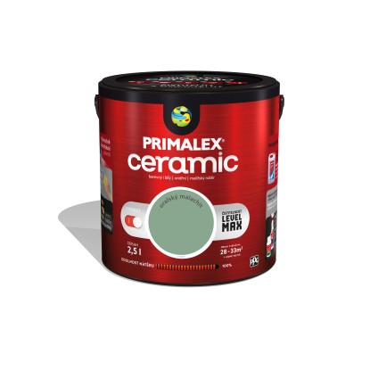 PRIMALEX Vnitřní malířský nátěr Ceramic Uralský malachit 2,5 l