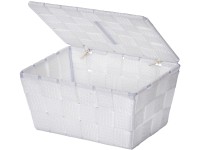 Wenko Koš Adria s víkem bílý