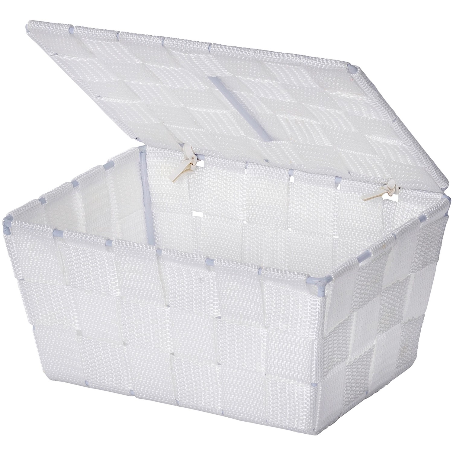 Koš s víkem pro skladování ADRIA WHITE, WENKO 22077100 bílý