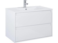Maximus Skříňka pod umyvadlo Sisi, 2 zásuvky, matná bílá, 80 cm