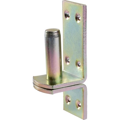 Šroubovací závěsný čep D1, žlutě pozinkovaný, 115 mm x 40 mm, průměr 16 mm
