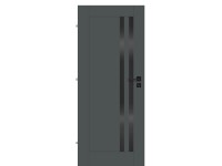 Voster Rámové falcové interiérové dveře EVI 10 fólie Platinum Still 80 L