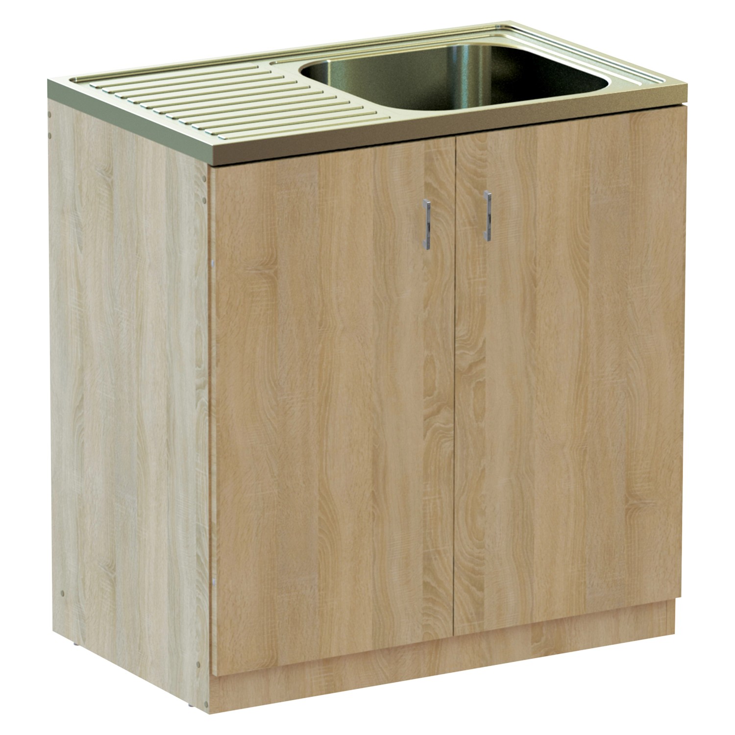 A-Interiéry Kuchyňská skříňka spodní s dřezem Manosa KCH-400 S 80 dub Sonoma