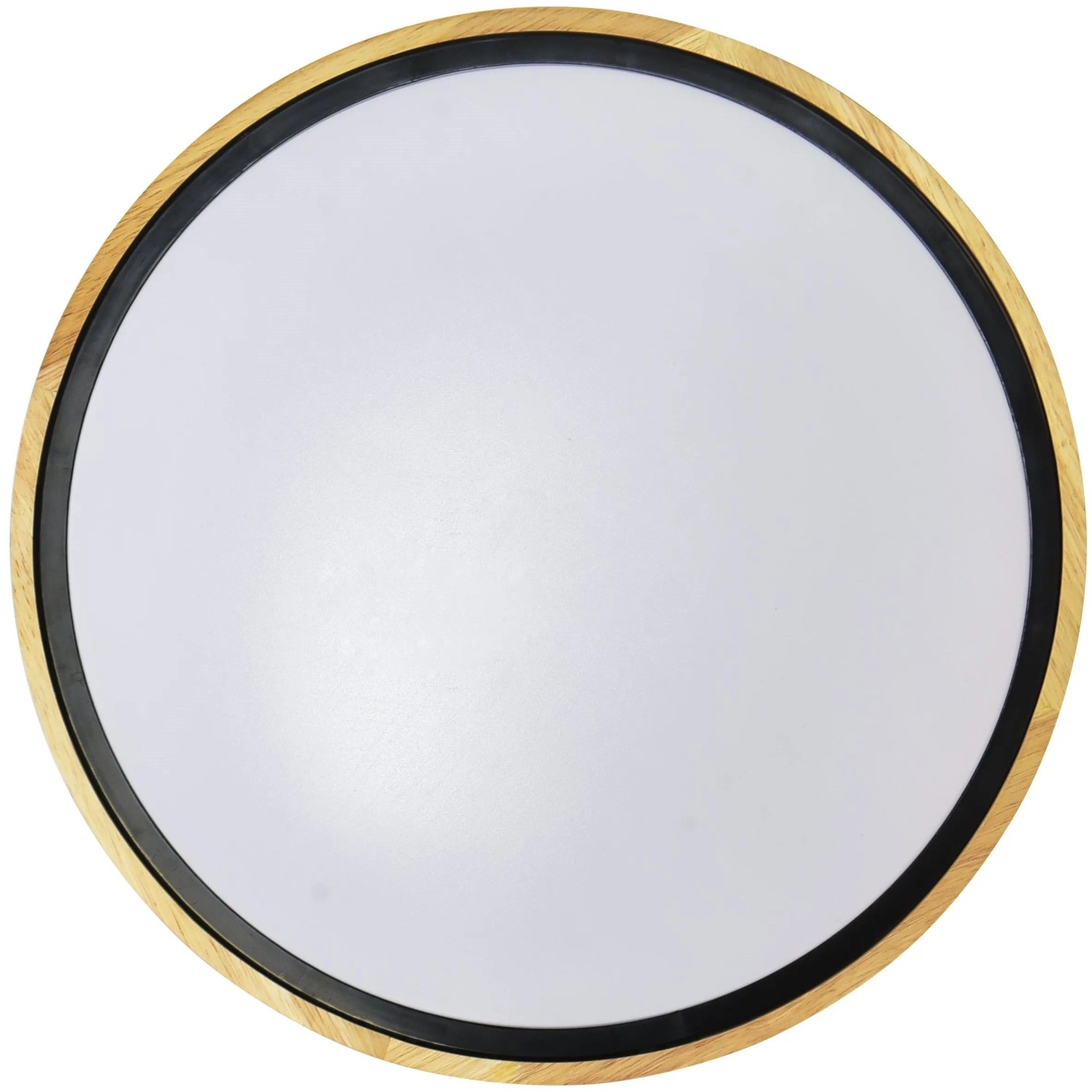 Stropní LED svítidlo Gipsy 48W 5280lm 3000-6500K světlé dřevo/černá, pr. 41 cm