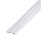 Hliníkový přechodový profil samolepicí, stříbrný eloxovaný, 37 x 2,5 x 1000 mm
