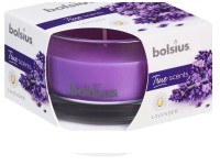 Bolsius Vonná svíčka ve skle Levandule, 80 x 50 mm