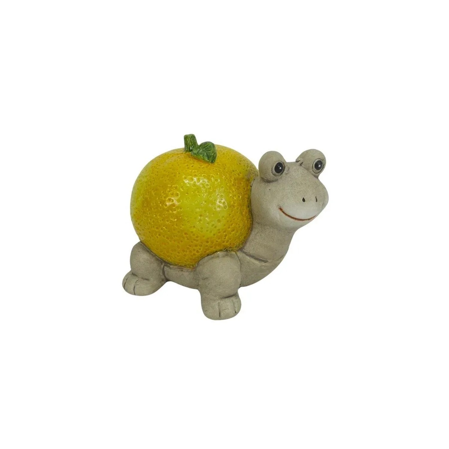 Boltze Dekorativní figurka šneka s citronem z terakoty Lemon, 13 x 11 x 9,7 cm