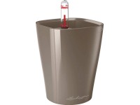 Lechuza Samozavlažovací květináč DELTINI taupe lesklá, 15 x 15 x 19 cm Lechuza Samozavlažovací květináč DELTINI taupe lesklá, 15 x 15 x 19 cm