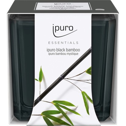 Ipuro Vonná svíčka Essentials, Black Bamboo, 125 g