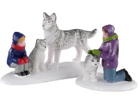Lemax Vánoční figurky Future Sled Dogs, 2 ks
