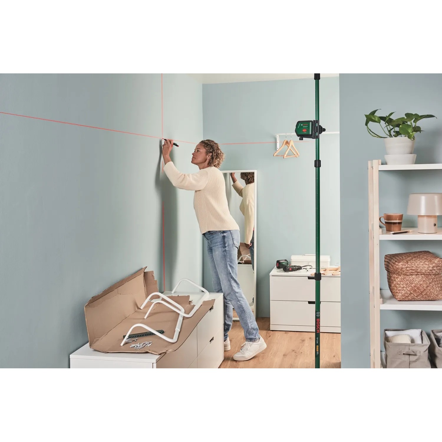 Bosch Křížový laser s funkcí kolmého paprsku UniversalLevel 2 - Basic