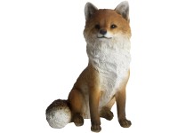 Dekorativní figurka sedící lišky 28 cm