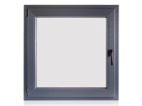 TeraGlass Okno plastové 6-komorové, 3-sklo, antracit, 500 x 500 x 70 mm, L TeraGlass Okno plastové 6-komorové, 3-sklo, antracit, 500 x 500 x 70 mm, L