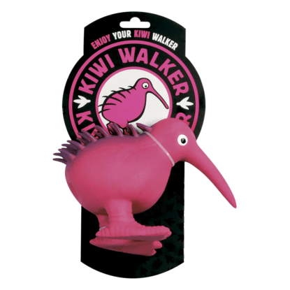 Kiwi Walker Latexová hračka pískací Kiwi S, růžová, 8,5 cm