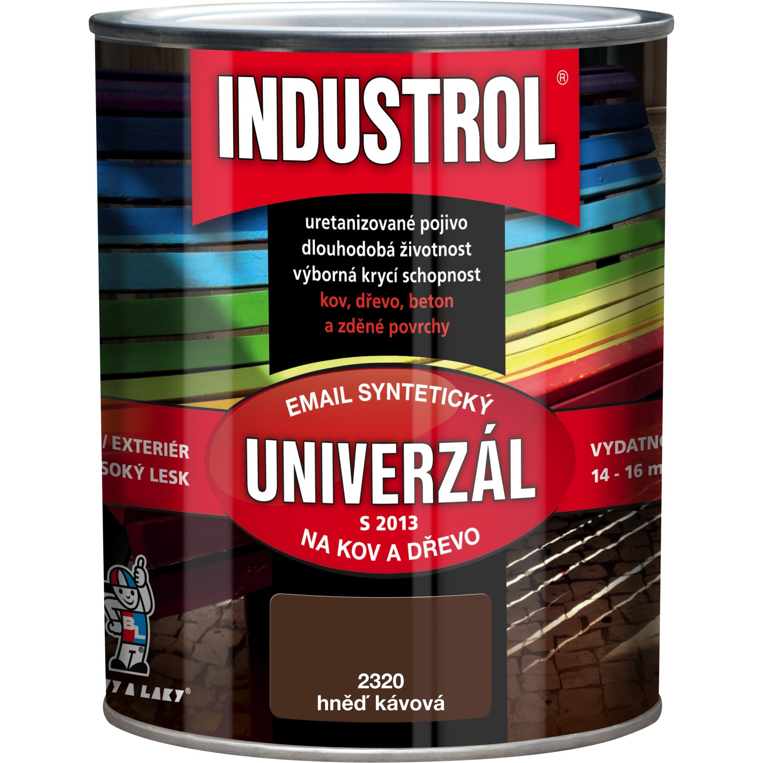 Industrol uni 2320 hnědý kava 0,75l