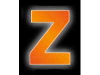 Conacord Reflexní domovní písmeno Z, oranžové, 8 cm