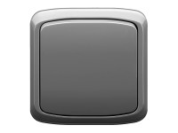 ABB Střídavý/schodišť.spínač TANGO 3558A-W06340 S2, kouřově šedý, 48x150x110 mm