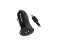 SWISSTEN Nabíječka USB-A 12/24V, 1 A, kabel Micro USB
