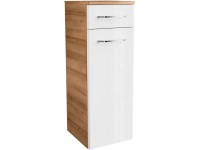 Fackelmann Koupelnová závěsná střední skříňka MILANO suk.dub/bílá 302 x826x320mm