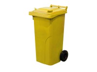 Popelnice plastová 120 l, žlutá Popelnice plastová 120 l, žlutá