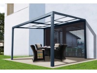 Floraworld Zastřešení terasy Air 2, antracitová, 392 x 305 cm