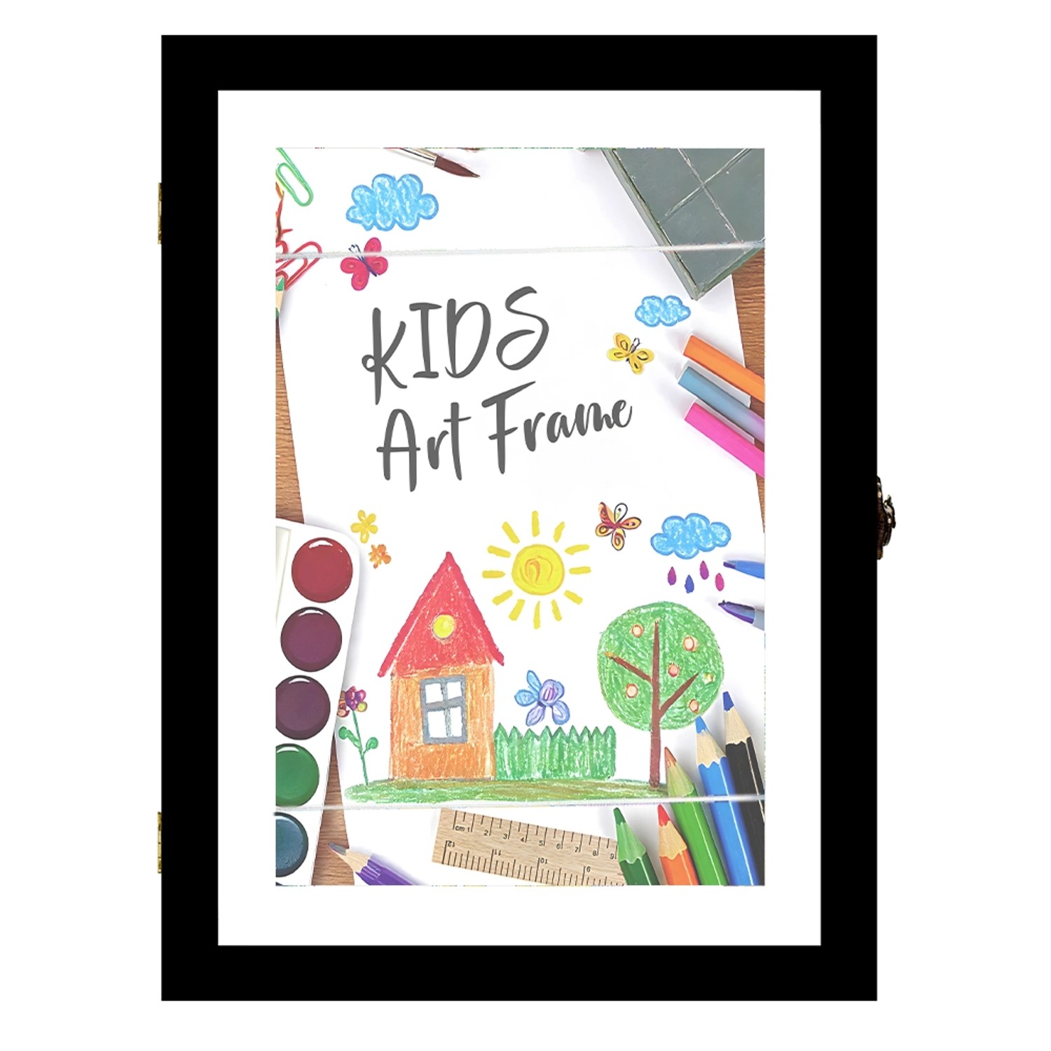 Bondecor Rám 3D na kresby, plastový, černý 24 x 33 cm