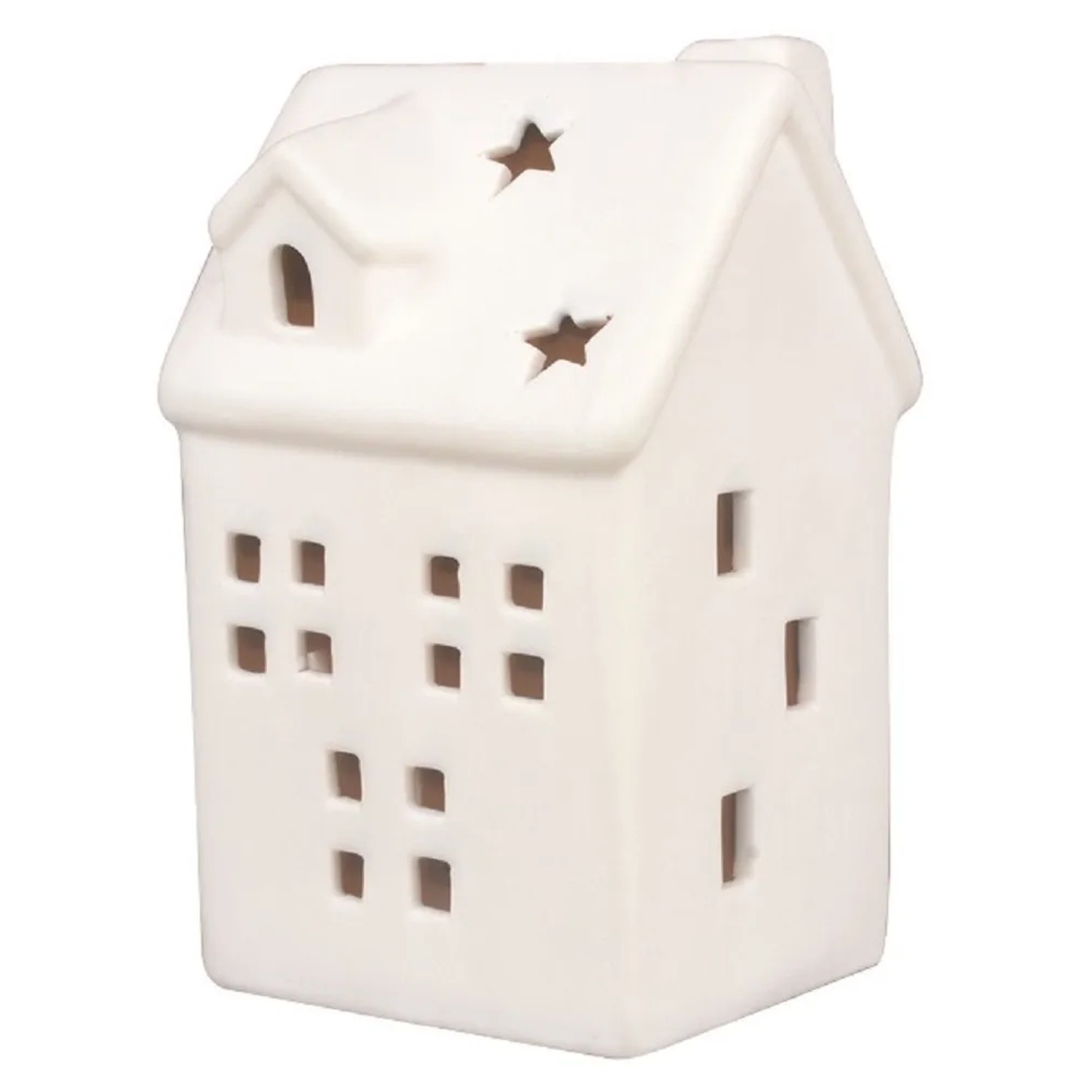 Domek z porcelánu s LED 7 x 11,5 cm Anděl Přerov s.r.o.