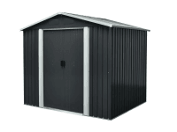 Plechový zahradní domek MAON 471 vč. základny, antracitová, 291 x 162 cm