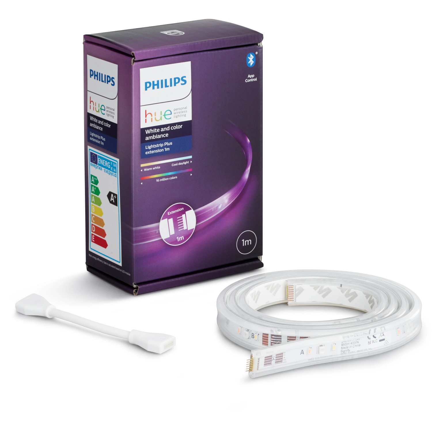 Philips Hue Světelný pásek White&Color Ambiance LightStrip Plus V4, 1 m - prodl.