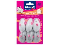 Vitakraft Hračka pro kočky - 6 myšek, 5 cm Vitakraft Hračka pro kočky - 6 myšek, 5 cm