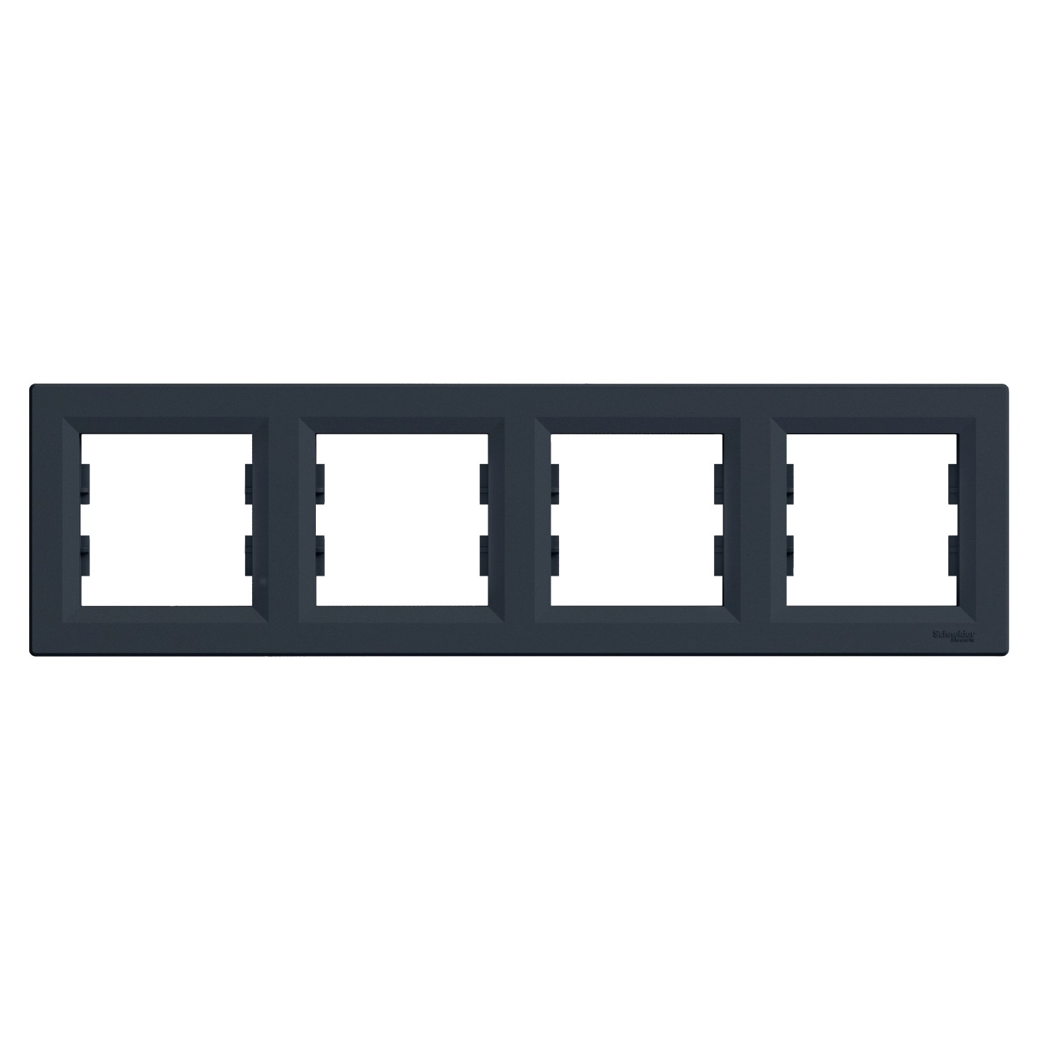Rámeček Schneider Electric Asfora čtyřnásobný horizontální antracit
