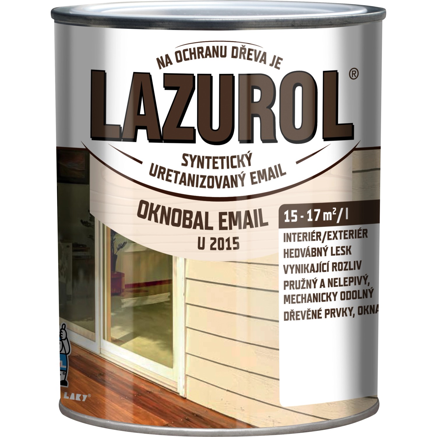 Lazurol Oknobal email palisandr 600 ml