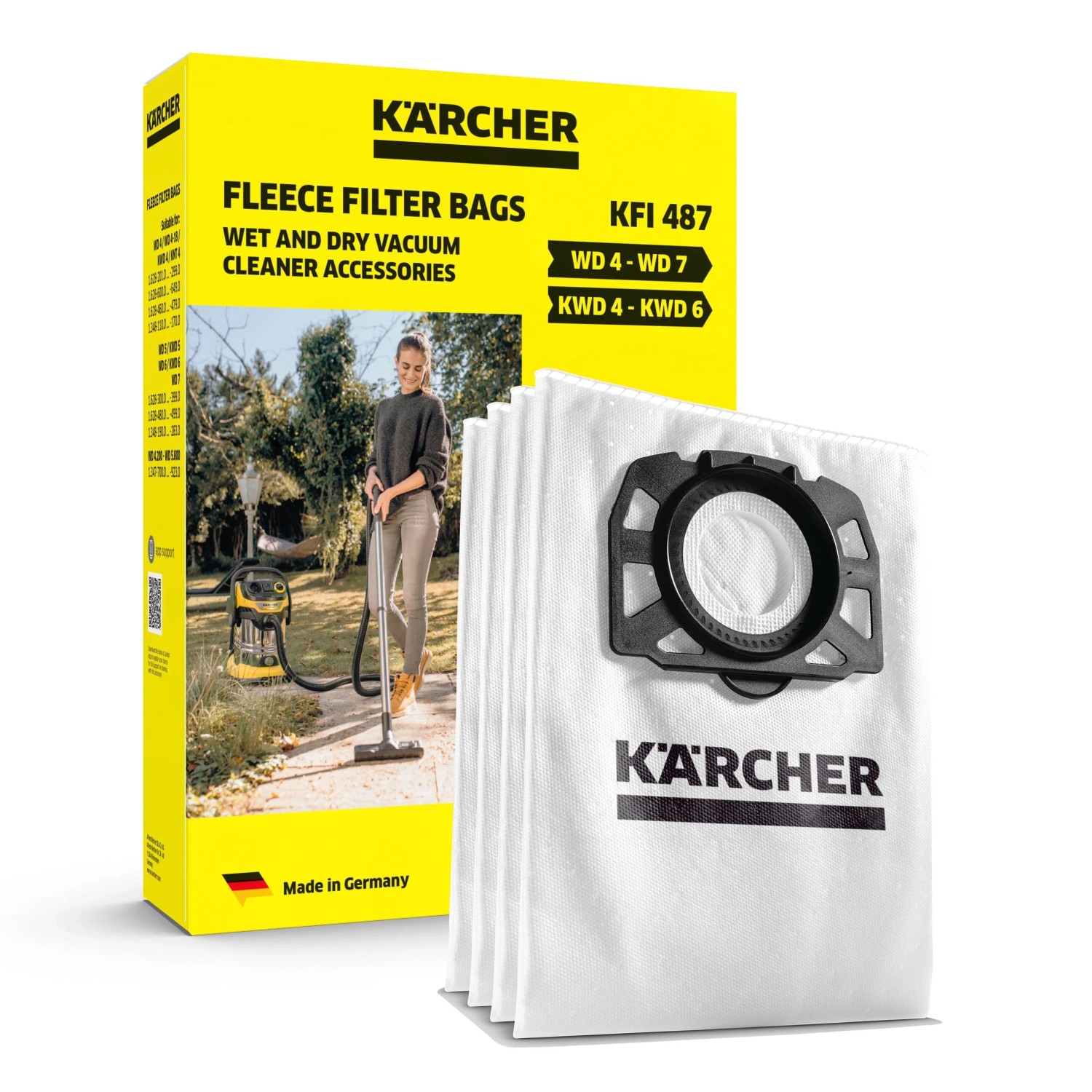 Kärcher Vliesové filtrační sáčky pro WD 4/5/6