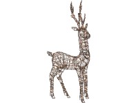 Vánoční LED dekorace sob, 200 diod, 122 cm