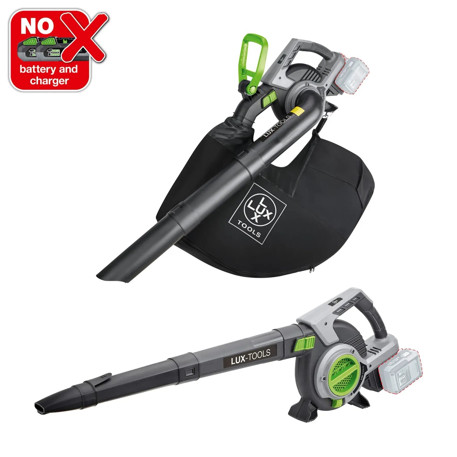 LUX-TOOLS 1 PowerSystem Aku vysavač a foukač listí A-LS-20/250-24