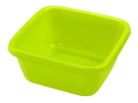 Heidrun Umyvadlo čtvercové, plast, zelená, 6 l
