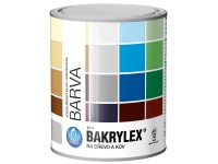 BAKRYLEX Barva na dřevo a kov V2066 Univerzál mat 0199 černá 700 g