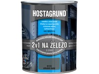 Hostagrund Základní i vrchní barva 2v1 na železo S2160, 0110 stř. šedá, 600 ml