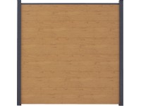 GroJa BasicLine Kompletní sada zásuvných panelů Knotty Oak Natur 180 x 180 cm