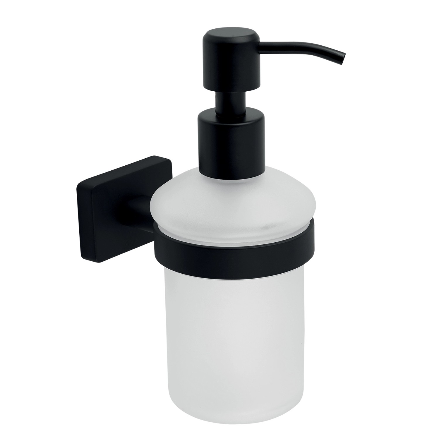 Novaservis Ferro Greta dávkovač mýdla černá matná AGR34BL