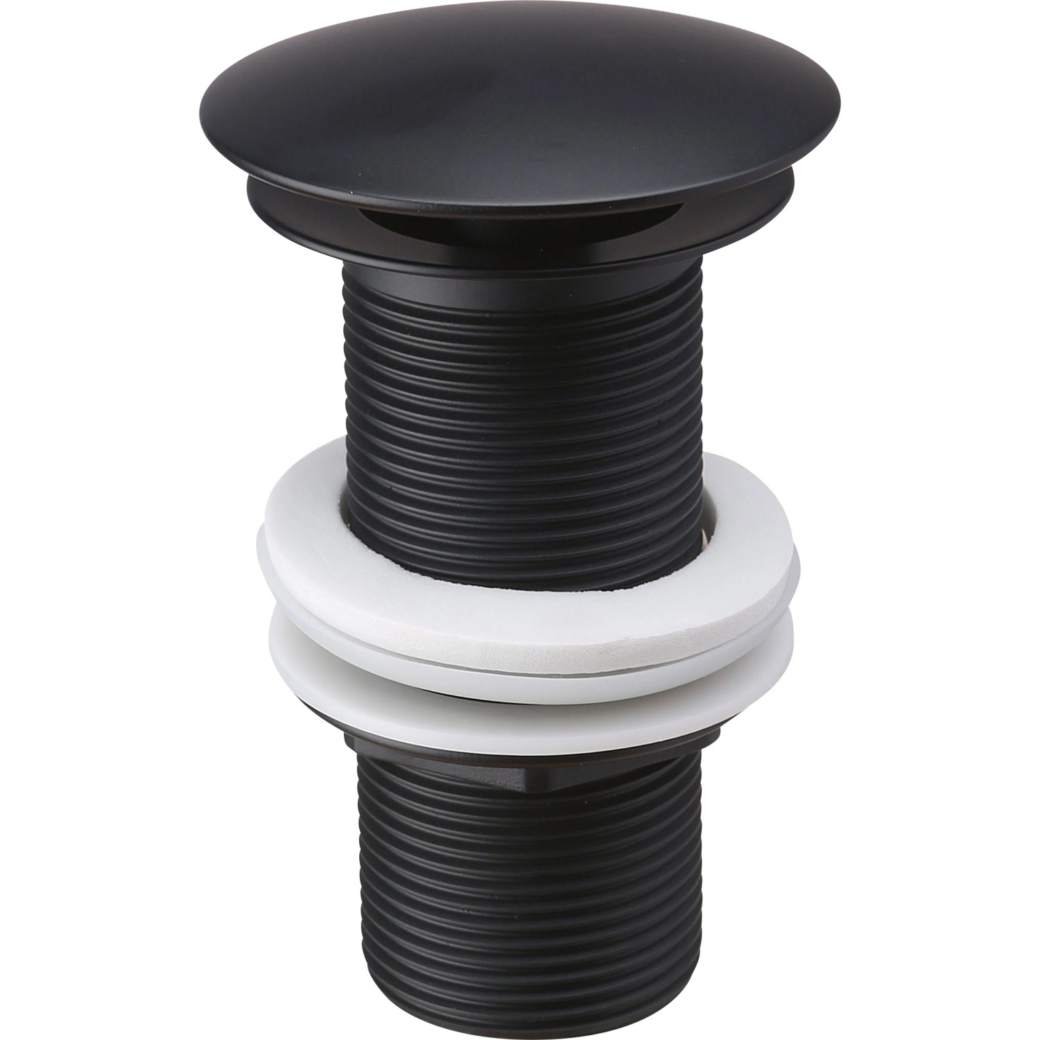 Sanpre Umyvadlová výpusť černá matná 10 cm (1 1/4")