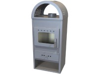 Thalia Krbová kamna Nera Plus šedá, 98 x 43 x 36 cm Thalia Krbová kamna Nera Plus šedá, 98 x 43 x 36 cm